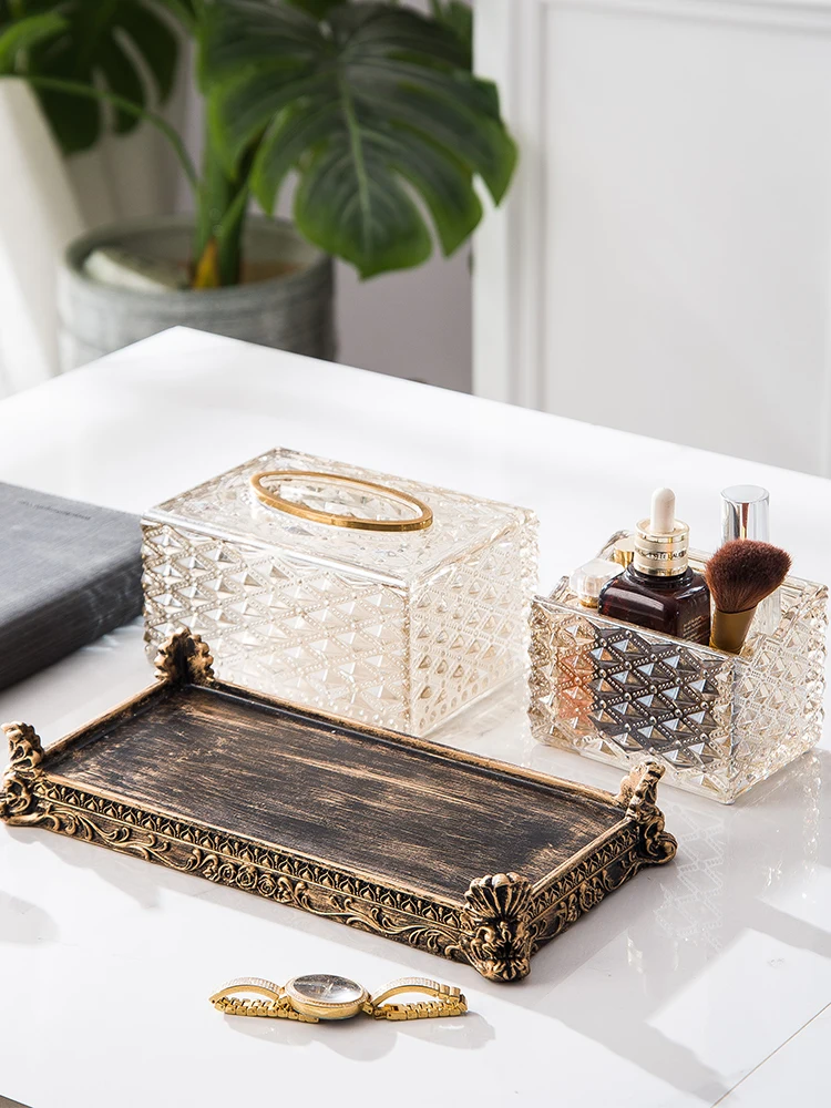 Luxury Tissue Box Nordic Living Room Coffee Table Multifunctional Paper Box Storage Box Boite Mouchoir Decorative Boxes EI50TB
Luxury Tissue Box Nordic Living Room Coffee Table Multifunctional Paper Box Storage Box Boite Mouchoir Decorative Boxes EI50TB