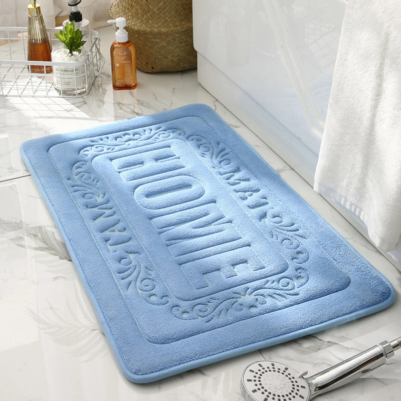 Memory Foam Bath Mat Non-slip Washable Bathroom Rug Absorbent Bathroom Mat Soft Entrance Doormat SBR Bottom Foot Mat Home Decor 
Memory Foam Bath Mat Non-slip Washable Bathroom Rug Absorbent Bathroom Mat Soft Entrance Doormat SBR Bottom Foot Mat Home Decor