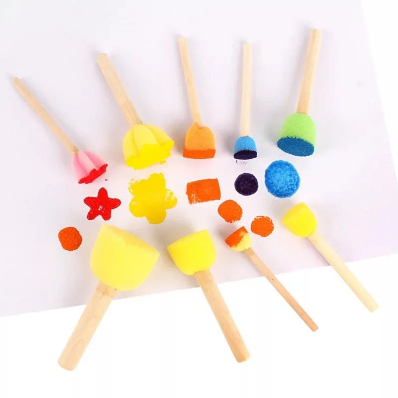 5pcs Kids Toddler Sponge Stamp Brush Kits Flower Drawing Toys For Children Paint Toys Painting Educational Toys
5pcs Kids Toddler Sponge Stamp Brush Kits Flower Drawing Toys For Children Paint Toys Painting Educational Toys