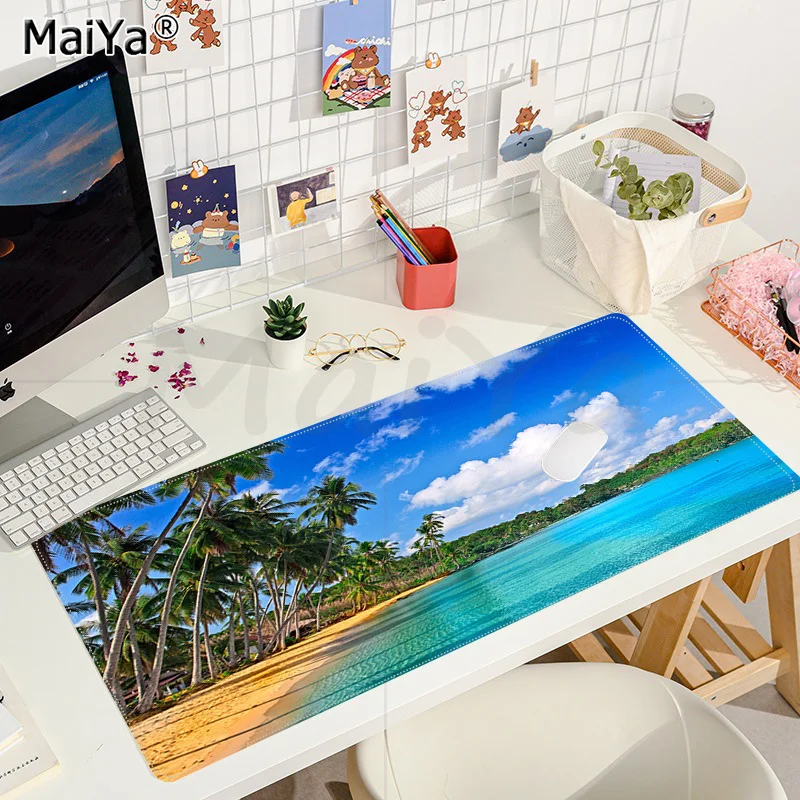 MaiYa Palm Trees Beach Blue Sky Mouse Mat Size for 18x22cm 25x29cm Rubber Mousemats Mouse Keyboards Mat Mousepad
MaiYa Palm Trees Beach Blue Sky Mouse Mat Size for 18x22cm 25x29cm Rubber Mousemats Mouse Keyboards Mat Mousepad