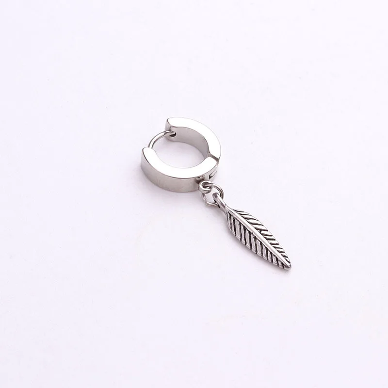 1Pc Stainless Steel Cartilage Earrings Ear Piercing Jewelry For Men Women Cool Punk Rock Chain Cross Feather Drop Earrings
1Pc Stainless Steel Cartilage Earrings Ear Piercing Jewelry For Men Women Cool Punk Rock Chain Cross Feather Drop Earrings