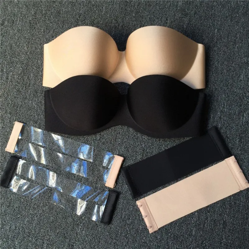 Invisible Push Up Bra Strapless Bras Formal Dress Wedding/Evening Sticky Back Closure Silicone Brassiere New Half Cup Plunge Bra
Invisible Push Up Bra Strapless Bras Formal Dress Wedding/Evening Sticky Back Closure Silicone Brassiere New Half Cup Plunge Bra