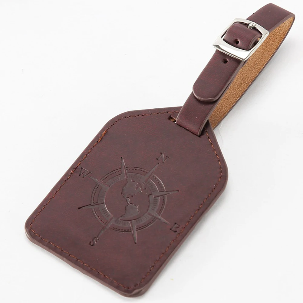 Luggage Tag Practical Adjustable Buckle Vintage Style Carrying Visible Address Wear Resistant PU Leather Label Bag Lightweight
Luggage Tag Practical Adjustable Buckle Vintage Style Carrying Visible Address Wear Resistant PU Leather Label Bag Lightweight