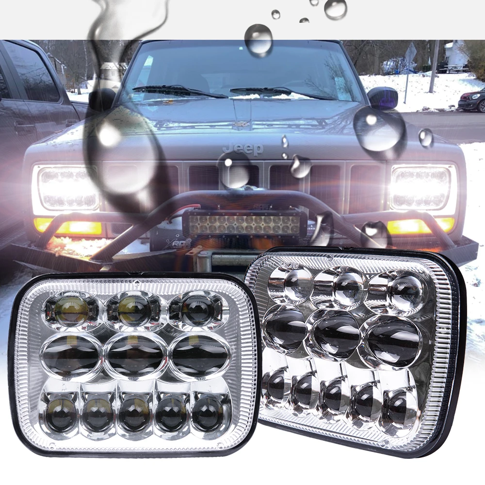 2021 New Square 5x7 Led Headlights 69W 7x6 Inch Headlamp for Trucks Jeep Wrangler YJ Cherokee XJ H6014 H6052 H6054
2021 New Square 5x7 Led Headlights 69W 7x6 Inch Headlamp for Trucks Jeep Wrangler YJ Cherokee XJ H6014 H6052 H6054