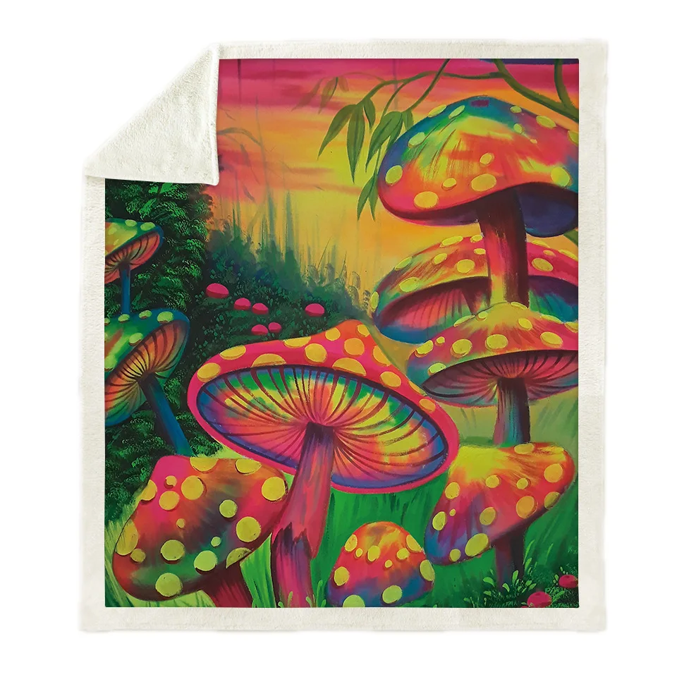 Big Soft Cartoon Mushroom Plants Printed Blanket Thickened Double-layer Fur Printed Warm winter Blanket
Big Soft Cartoon Mushroom Plants Printed Blanket Thickened Double-layer Fur Printed Warm winter Blanket