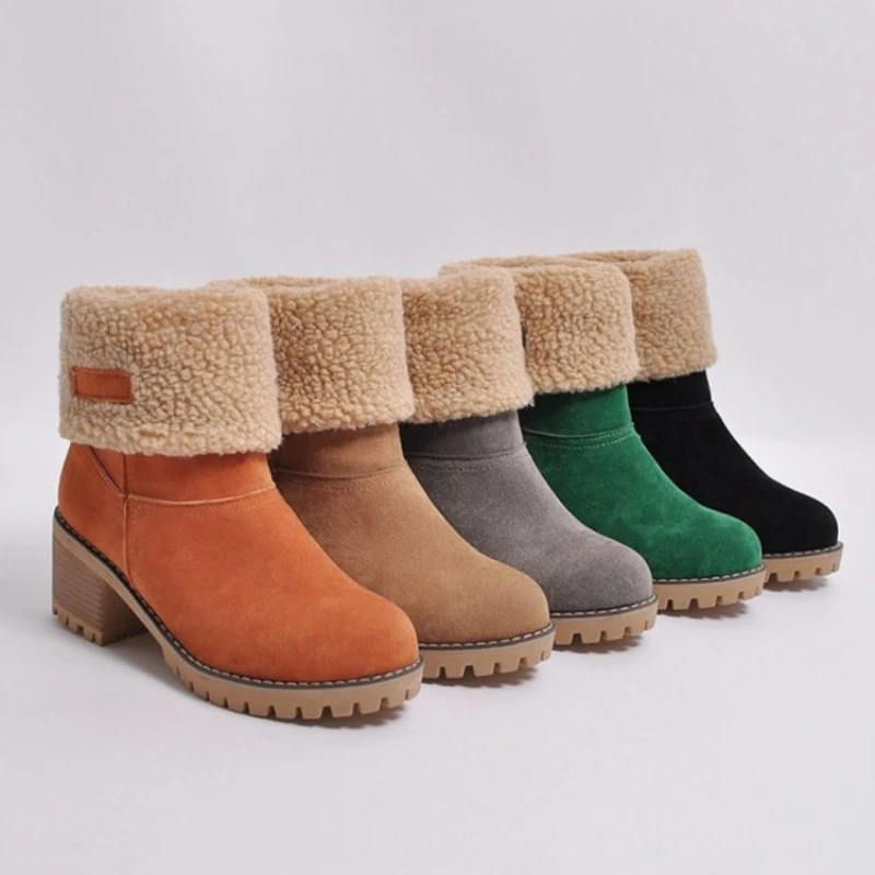 2021 Winter Women's Fashion Thick Heel Pu Suede Boots Warm and Comfortable Snow Boots Round Head Women's Boots Sell Well KN102
2021 Winter Women's Fashion Thick Heel Pu Suede Boots Warm and Comfortable Snow Boots Round Head Women's Boots Sell Well KN102