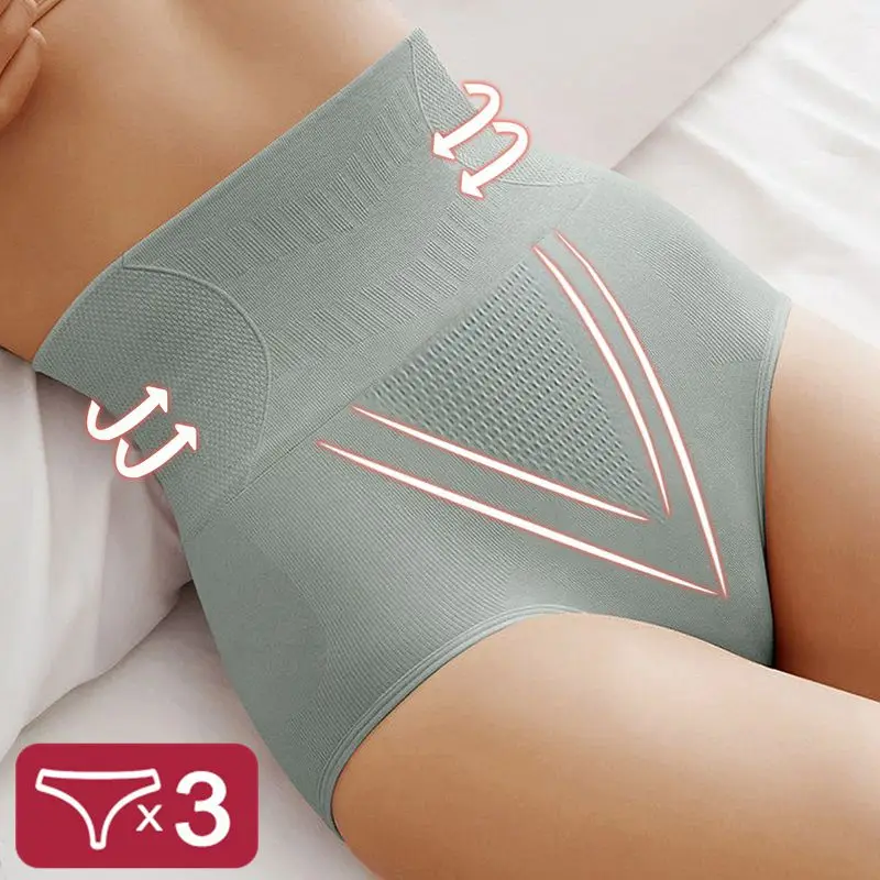 3PCS Shapers Women High Waist Body Shaper Slimming Butt Lifter Shapewear Underwear Tummy Control Panties Graphene Cotton Warm 
3PCS Shapers Women High Waist Body Shaper Slimming Butt Lifter Shapewear Underwear Tummy Control Panties Graphene Cotton Warm