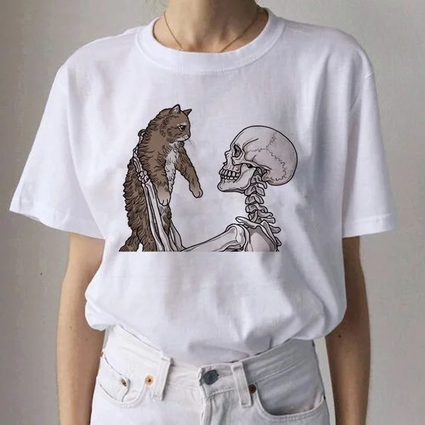 Kawaii Cat Funny Cartoon TShirt Women Casual T shirt Cute Printed T-shirt Fashion Aesthetic Top Tees Female 9210
Kawaii Cat Funny Cartoon TShirt Women Casual T shirt Cute Printed T-shirt Fashion Aesthetic Top Tees Female 9210