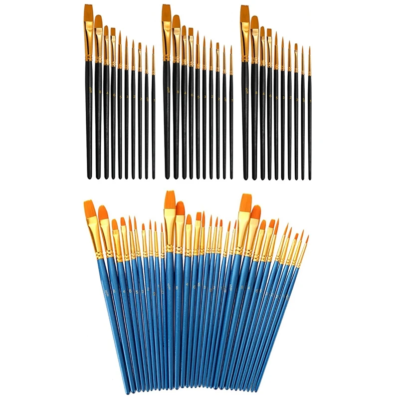 30 Pcs Paint Brushes Nylon Hair Brush for Acrylic Painting Oil Painting Watercolor Painting Face Painting
30 Pcs Paint Brushes Nylon Hair Brush for Acrylic Painting Oil Painting Watercolor Painting Face Painting