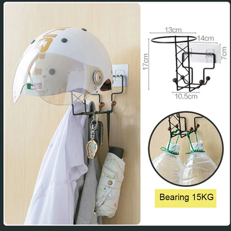 Hole Free Motorcycle Helmet Mount Multi-function Wall Hanging Hat Coat Storage Rack Paste Kitchen Towel Holder Bathroom Shelves 
Hole Free Motorcycle Helmet Mount Multi-function Wall Hanging Hat Coat Storage Rack Paste Kitchen Towel Holder Bathroom Shelves