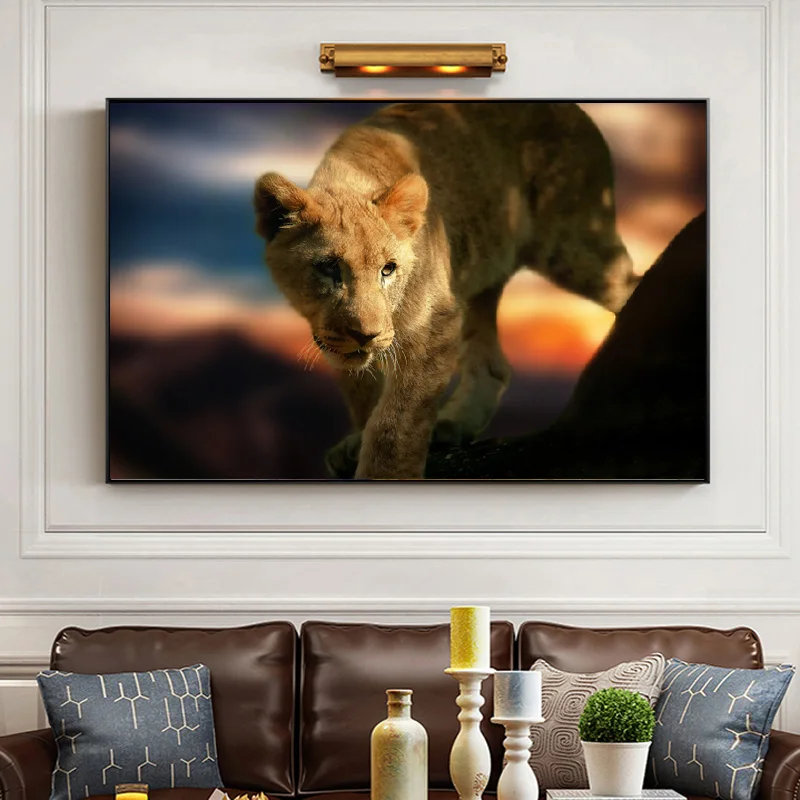 Modern Large Size Lion Picture Wall Art Canvas Painting Abstract Animal Poster HD Print For Living Room Decoration Cuadros
Modern Large Size Lion Picture Wall Art Canvas Painting Abstract Animal Poster HD Print For Living Room Decoration Cuadros