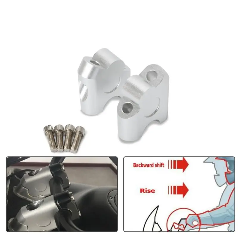 Universal Anodized 2 Inch Pivoting Motorcycle Handlebar Handle Bar Riser For 7/8 22mm fat handleBars Clamp Dropship
Universal Anodized 2 Inch Pivoting Motorcycle Handlebar Handle Bar Riser For 7/8 22mm fat handleBars Clamp Dropship
