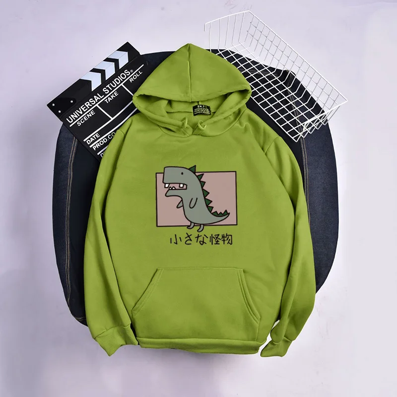 New Harajuku Loose Style Sweatshirt Kawaii Cartoons little Monster Dinosaur Print Pattern Fleece Japan Korean Female Hoodies
New Harajuku Loose Style Sweatshirt Kawaii Cartoons little Monster Dinosaur Print Pattern Fleece Japan Korean Female Hoodies