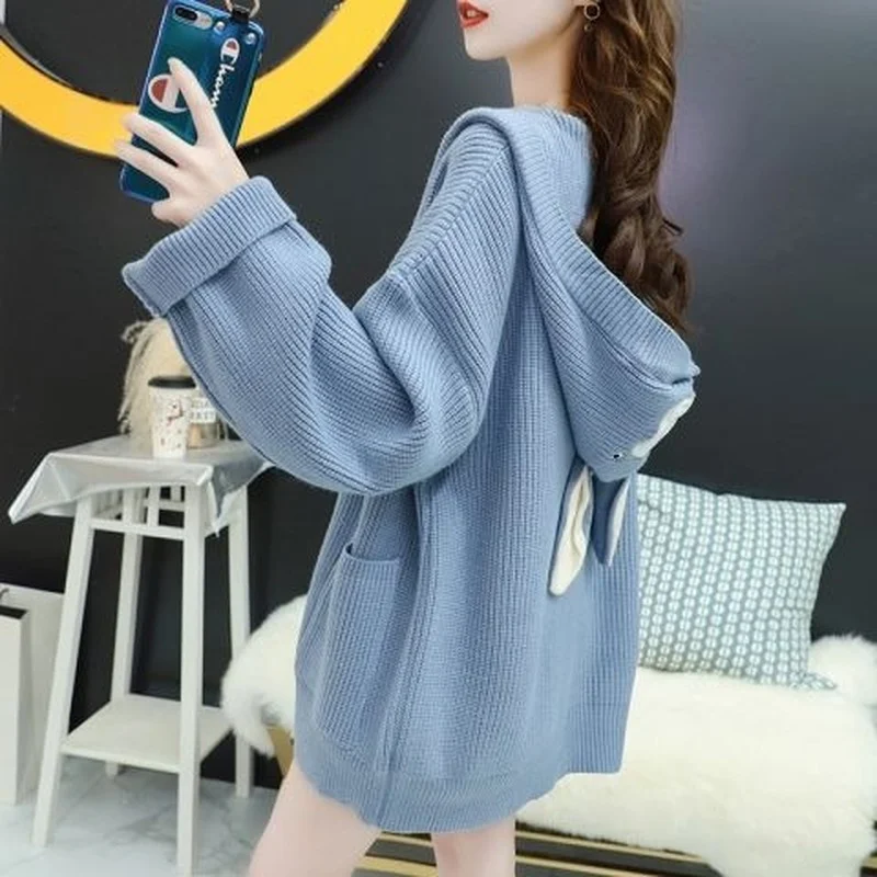 2021 Spring Women Solid Cardigan Long Sleeve Loose Knitwear Female Casual Sweater Cardigan Lady Thin Knitted Sweaters Coat H1062 
2021 Spring Women Solid Cardigan Long Sleeve Loose Knitwear Female Casual Sweater Cardigan Lady Thin Knitted Sweaters Coat H1062