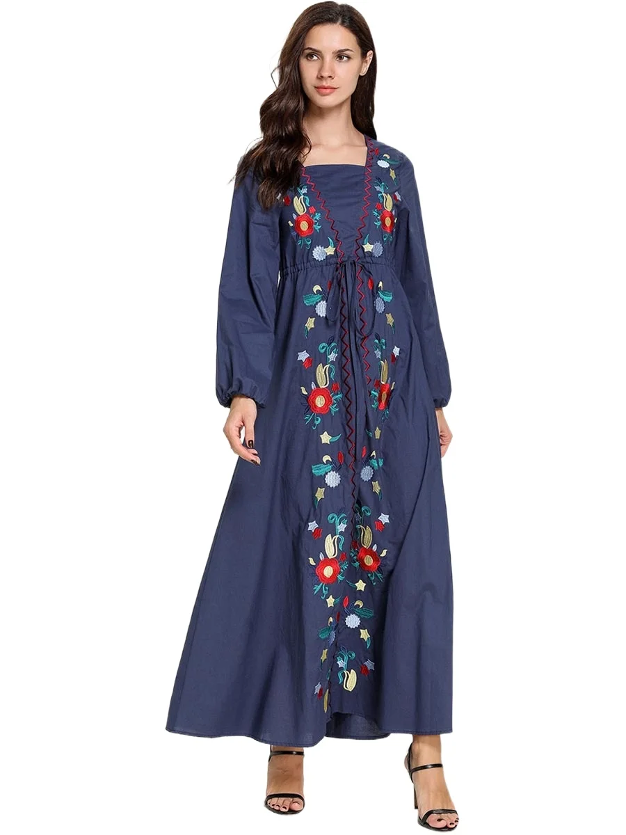 Robes Arabic Dress Hidjab Robe African Dresses for Women Muslim Dubai Abaya Islamic Clothes
Robes Arabic Dress Hidjab Robe African Dresses for Women Muslim Dubai Abaya Islamic Clothes