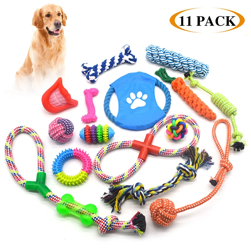 Pet Chew Toys Puppy Dog Rope Cotton Teeth Toy Set Outdoor Training Tools For Dogs Aggressive Chewers Durable Washable
Pet Chew Toys Puppy Dog Rope Cotton Teeth Toy Set Outdoor Training Tools For Dogs Aggressive Chewers Durable Washable