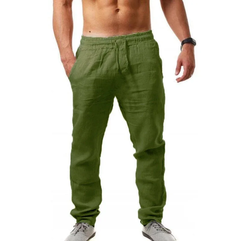 2020 New Men's Cotton Linen Pants Male Summer Breathable Solid Color Linen Trousers Fitness Streetwear M-3XL
2020 New Men's Cotton Linen Pants Male Summer Breathable Solid Color Linen Trousers Fitness Streetwear M-3XL