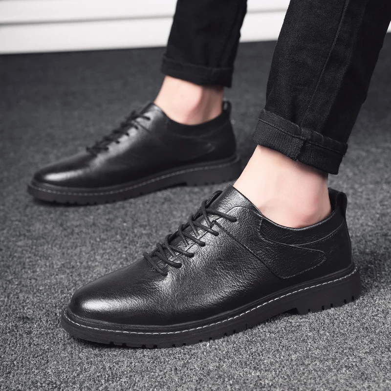 Oxford Men Casual Natural Leather Formal Shoes Luxury Shoes Designers Antiskid Business Bureau Male Shoes Adult Sapato Masculin
Oxford Men Casual Natural Leather Formal Shoes Luxury Shoes Designers Antiskid Business Bureau Male Shoes Adult Sapato Masculin