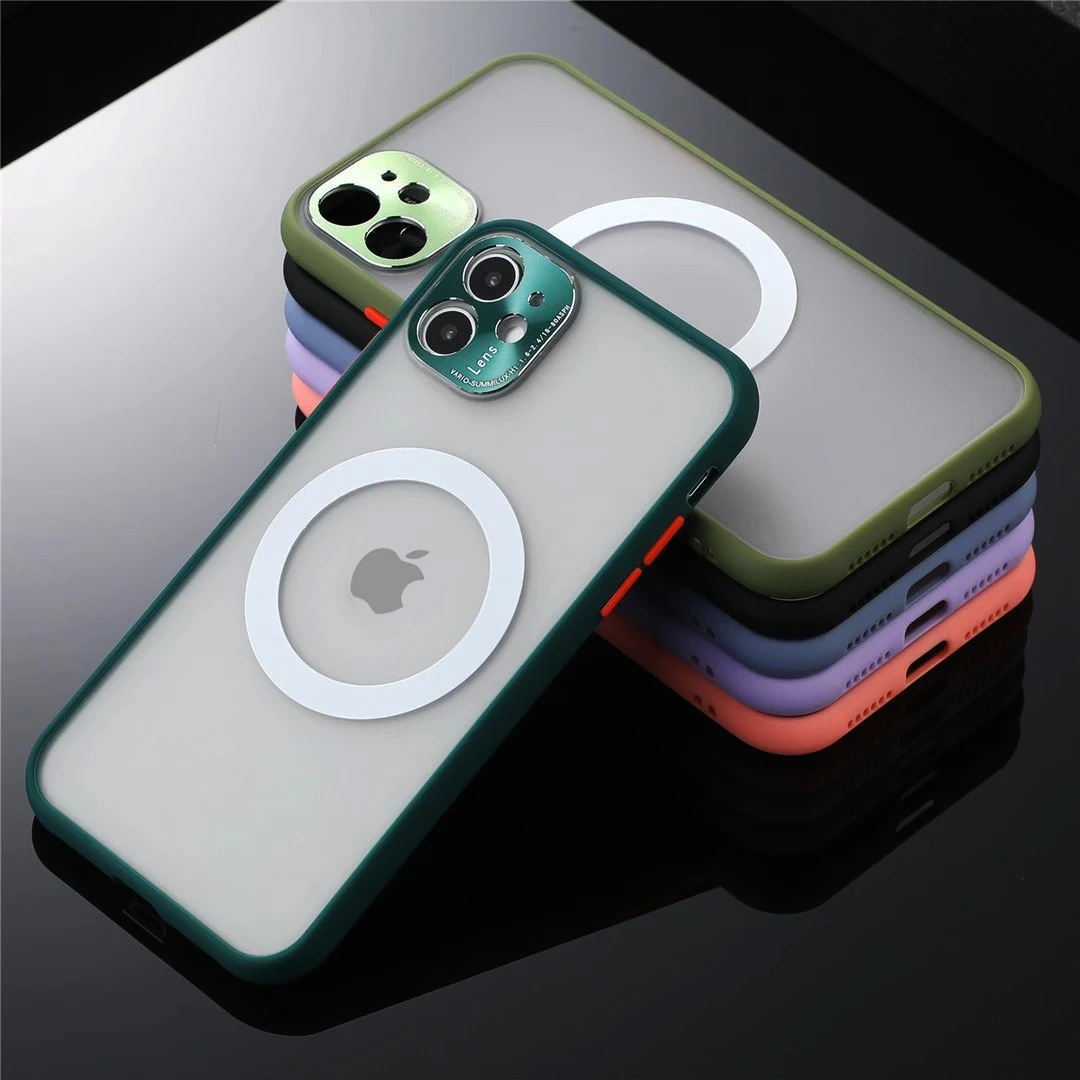 Magnectic Case Support For Magsafe iPhone 12 Mini 11 Pro Xs Max Xr Se 2020 8 Plus Shockproof Metal Camera Cover on for iPhone 11
Magnectic Case Support For Magsafe iPhone 12 Mini 11 Pro Xs Max Xr Se 2020 8 Plus Shockproof Metal Camera Cover on for iPhone 11
