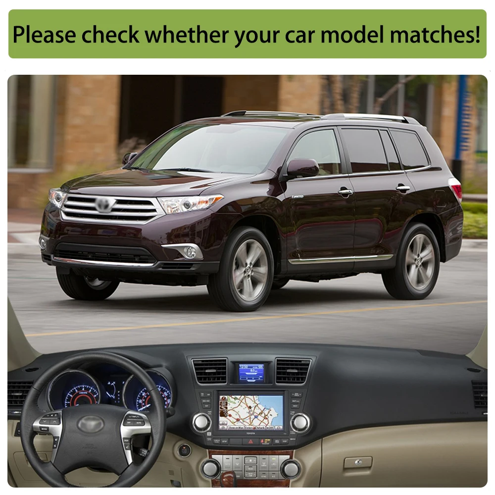 Anti-Slip Mat For Toyota Highlander 2008-2019 XU40 XU50 Kluger Dashboard Cover Pad Sunshade Dashmat Carpet Accessories Rug
Anti-Slip Mat For Toyota Highlander 2008-2019 XU40 XU50 Kluger Dashboard Cover Pad Sunshade Dashmat Carpet Accessories Rug