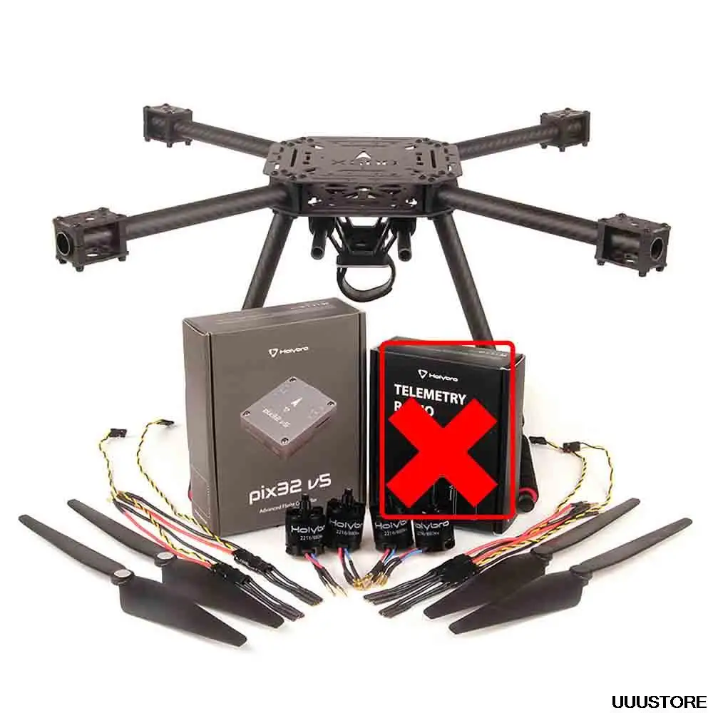 Holybro X500 KIT Pix32 V5 Ardupilot 500mm Wheelbase 10 Inch FPV Drone w/ 2216 880KV Motor 20A BL_S ESC 3DR Telemetry Radio Combo
Holybro X500 KIT Pix32 V5 Ardupilot 500mm Wheelbase 10 Inch FPV Drone w/ 2216 880KV Motor 20A BL_S ESC 3DR Telemetry Radio Combo