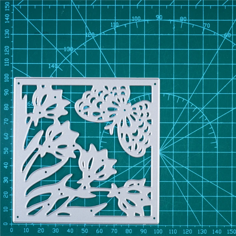 Flower Butterfly Background Square Frame Metal Cutting Dies Stencils DIY Scrapbooking DIY Paper Cards Photo Decorative Embossing
Flower Butterfly Background Square Frame Metal Cutting Dies Stencils DIY Scrapbooking DIY Paper Cards Photo Decorative Embossing