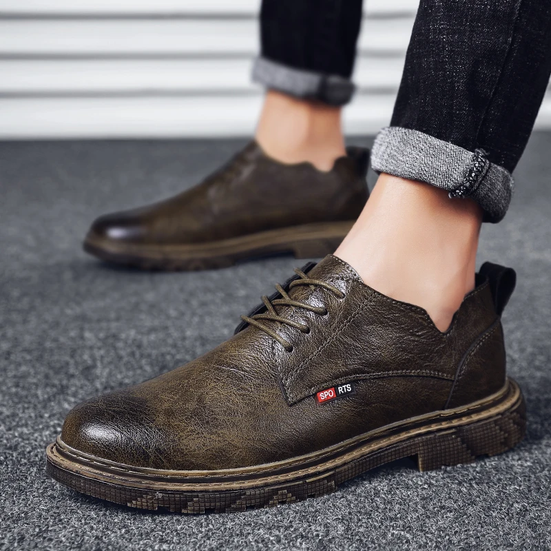 Spring Casual Shoes Leisure Shoes Men Leather Casual Fashion Mens Causal Black 2020 New Breathable For Man Zapatos Casuales
Spring Casual Shoes Leisure Shoes Men Leather Casual Fashion Mens Causal Black 2020 New Breathable For Man Zapatos Casuales