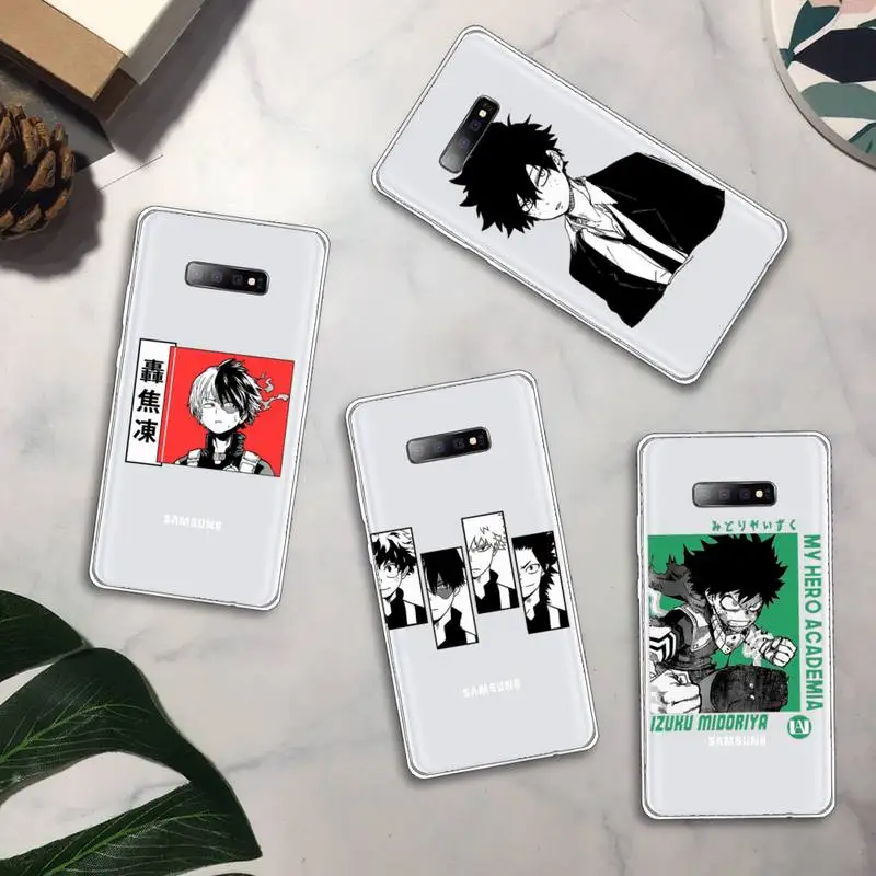 My hero academia anime Phone Case Transparent For Samsung Galaxy A71 A21s S8 S9 S10 plus note 20 ultra
My hero academia anime Phone Case Transparent For Samsung Galaxy A71 A21s S8 S9 S10 plus note 20 ultra