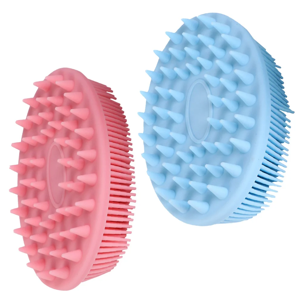 1 Set 2Pcs Silicone Baby Bath Brushes Double-side Infant Shampoo Brushes 
1 Set 2Pcs Silicone Baby Bath Brushes Double-side Infant Shampoo Brushes