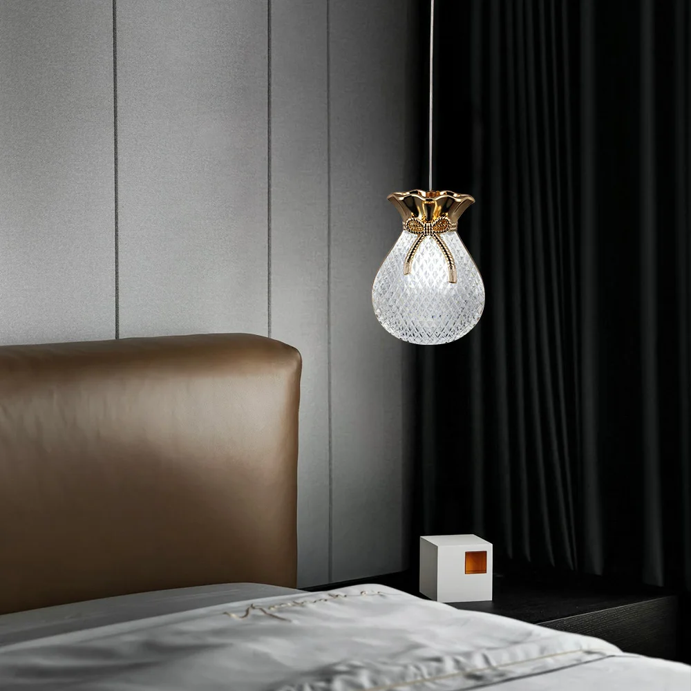 Nordic LED Glass Bedside Pandant Light Restraurant Bedroom Bedside Modern Simple Bar Decorative Chandelier Lighting
Nordic LED Glass Bedside Pandant Light Restraurant Bedroom Bedside Modern Simple Bar Decorative Chandelier Lighting