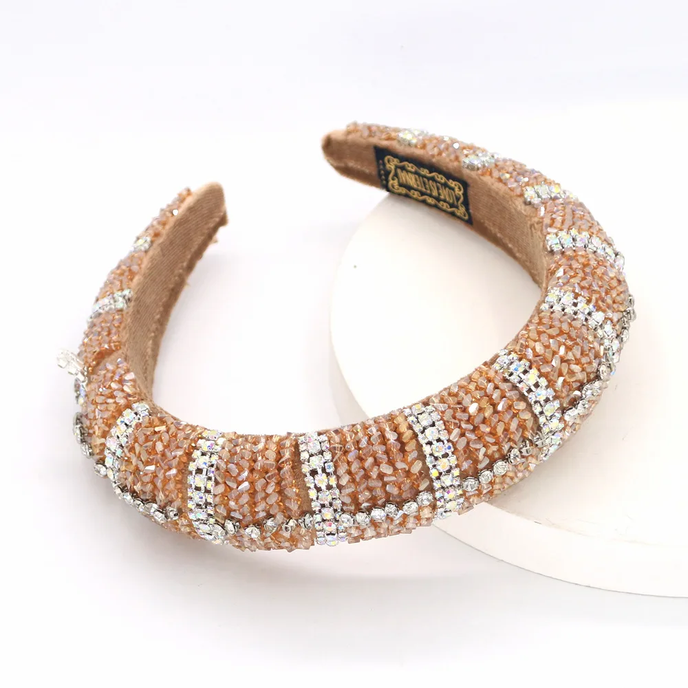 Sparkly Rhinestone Headband Padded Bejeweled Velvet Baroque Hairband Full Crystal Statement Hair Band for Women Hair Accessories
Sparkly Rhinestone Headband Padded Bejeweled Velvet Baroque Hairband Full Crystal Statement Hair Band for Women Hair Accessories