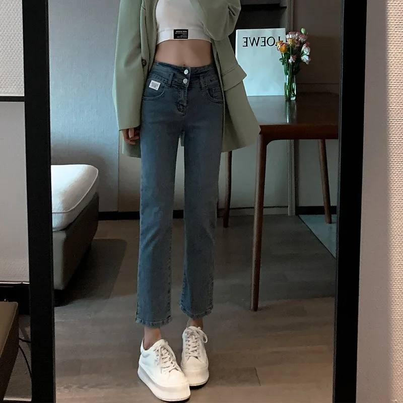 Autumn Winter High Waist Straight Split Stretch Jeans Woman Plus Size Denim Pants Korean Casual Vintage
Autumn Winter High Waist Straight Split Stretch Jeans Woman Plus Size Denim Pants Korean Casual Vintage