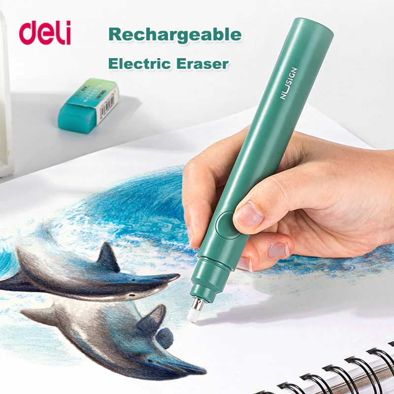 Deli Rechargeable Electric Erasers Pencil Writing Drawing Electric Rubber Soft Eraser Refill for Kids School CorrectionSupplie
Deli Rechargeable Electric Erasers Pencil Writing Drawing Electric Rubber Soft Eraser Refill for Kids School CorrectionSupplie