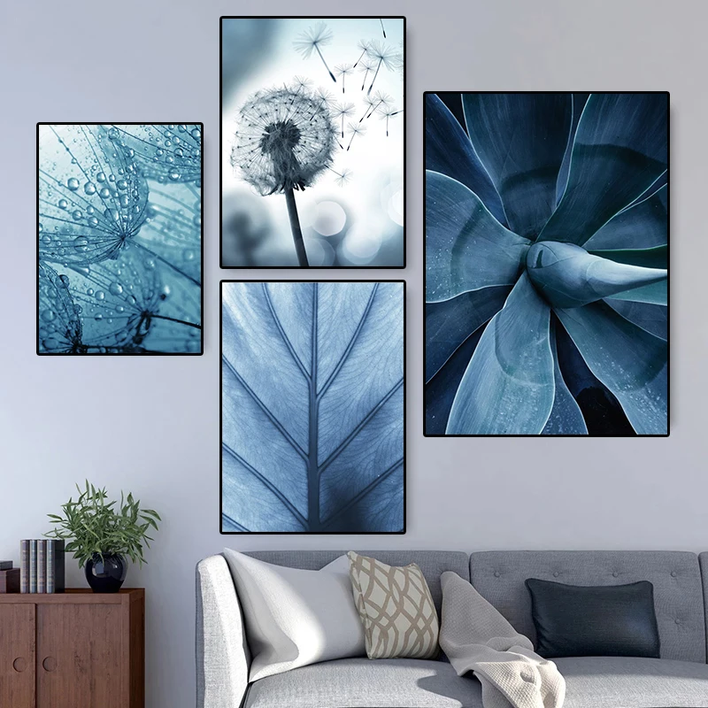 Nordic Gray Blue Plants Canvas Painting Dandelion Succulents Still Life Posters and Prints Wall Art Living Room Home Decoration
Nordic Gray Blue Plants Canvas Painting Dandelion Succulents Still Life Posters and Prints Wall Art Living Room Home Decoration
