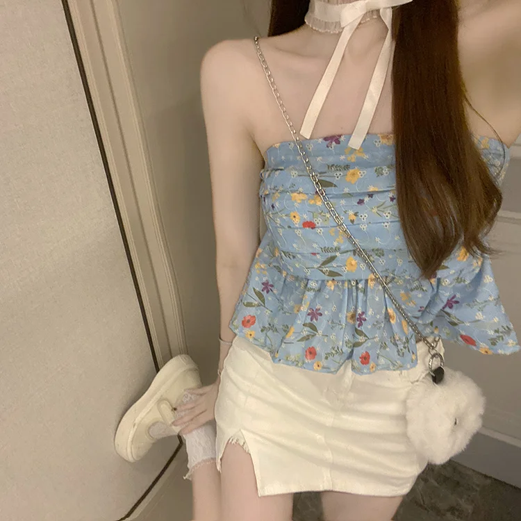 Floral Strapless Outer Wear Short Rac
Floral Strapless Outer Wear Short Rac