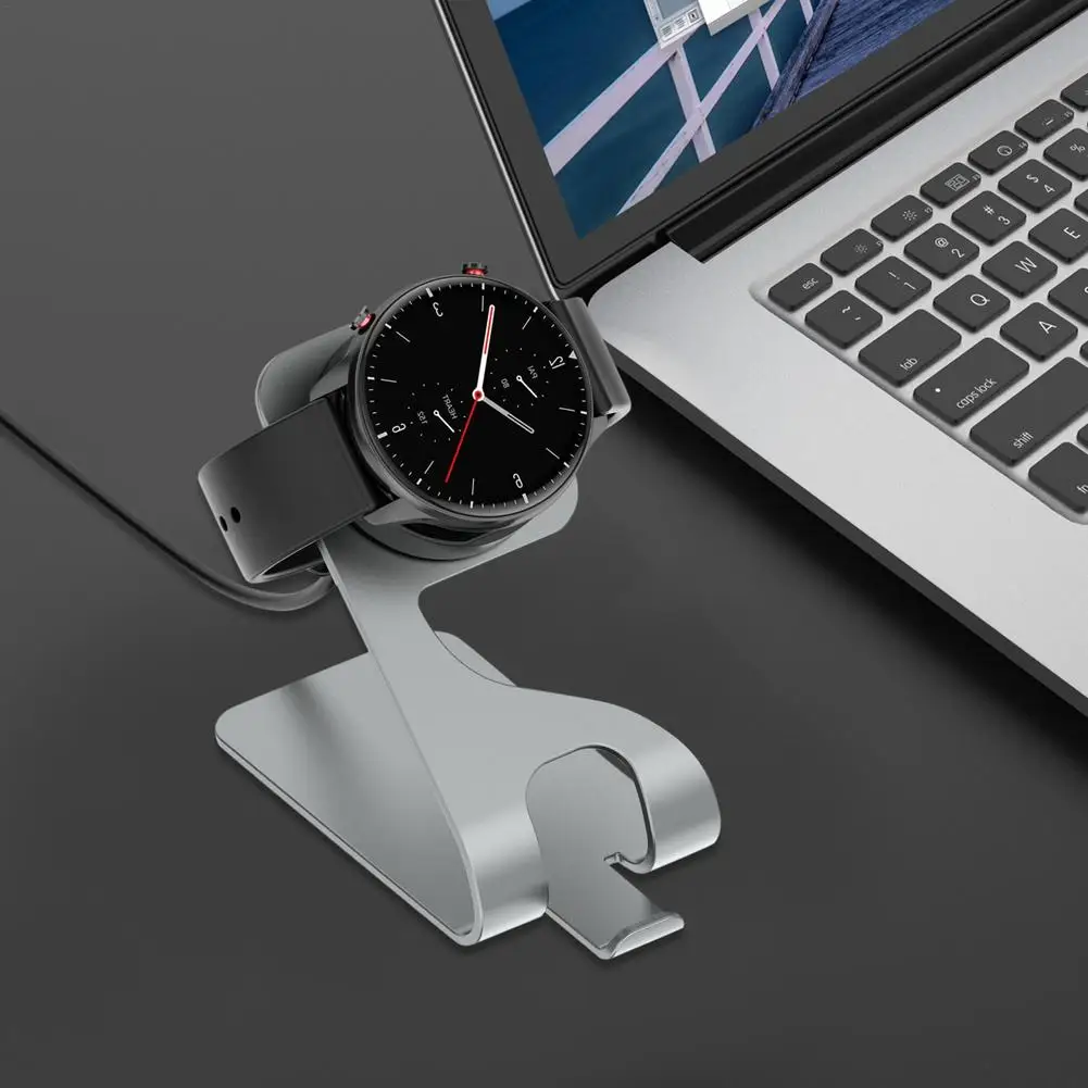 Metal Charger Stand For Amazfit GTR 2/ GTR 2e/ GTS 2 Mini Aluminum Charing Dock Station With 5ft 150cm USB Charging Cord Cable
Metal Charger Stand For Amazfit GTR 2/ GTR 2e/ GTS 2 Mini Aluminum Charing Dock Station With 5ft 150cm USB Charging Cord Cable