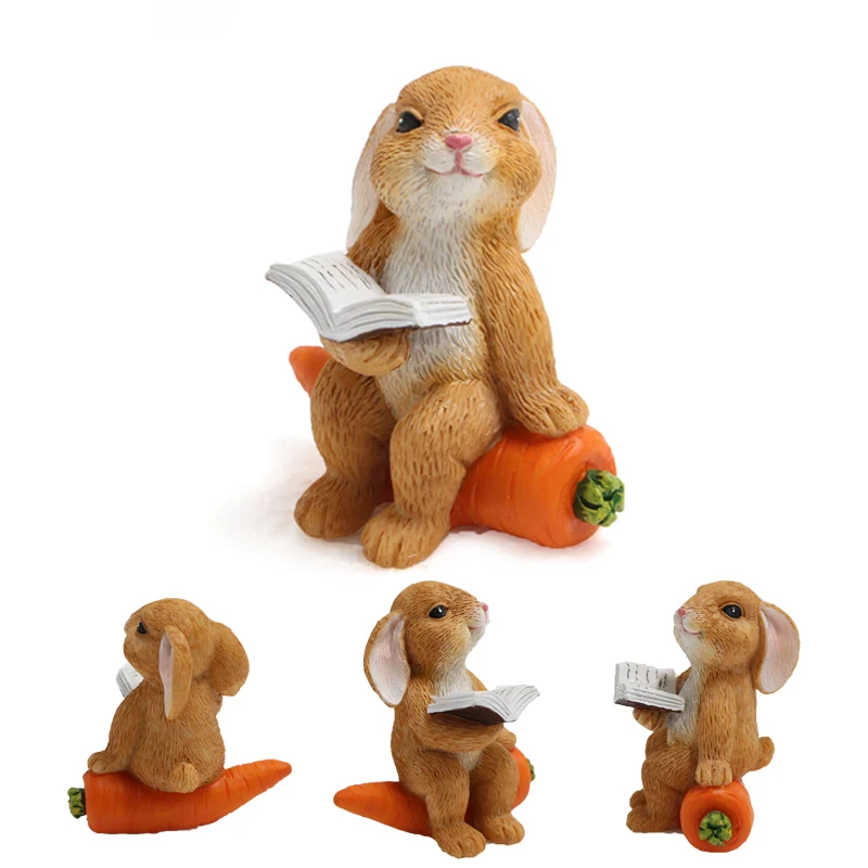 Resin Rabbit Figurine Micro Landscape Miniature Fairy Garden Ornaments Decor Crafts Fairy Garden Miniature Sculptur Figurines
Resin Rabbit Figurine Micro Landscape Miniature Fairy Garden Ornaments Decor Crafts Fairy Garden Miniature Sculptur Figurines
