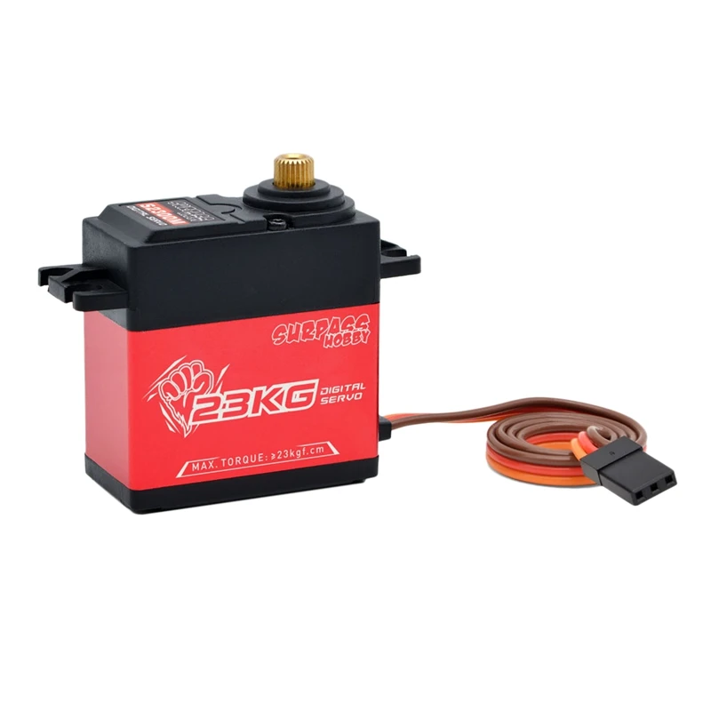 SURPASS HOBBY 23KG Semi Aluminum Frame Digital Steering Gear Extended Version RC Car Accesorries RC Car Servo
SURPASS HOBBY 23KG Semi Aluminum Frame Digital Steering Gear Extended Version RC Car Accesorries RC Car Servo