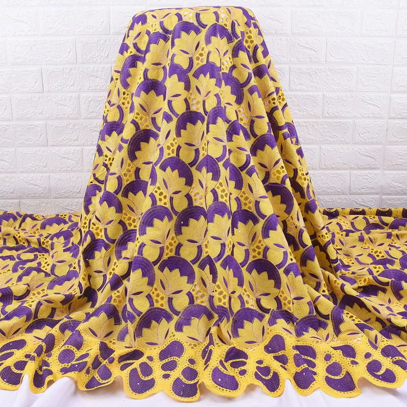Zhenguiru New Arrival Cotton Flower African Fabric Embroidery Swiss Voile Fabric Bright Diamond Nigerian Fabric For Party A2000
Zhenguiru New Arrival Cotton Flower African Fabric Embroidery Swiss Voile Fabric Bright Diamond Nigerian Fabric For Party A2000