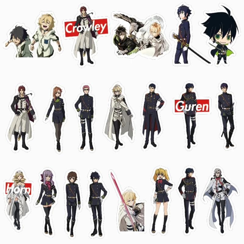 50Pcs Cute Japanese Cartoon Seraph Of The End Cartoon Sticker Refrigerator Skateboard Suitcase Children's Toy Graffiti Sticker 
50Pcs Cute Japanese Cartoon Seraph Of The End Cartoon Sticker Refrigerator Skateboard Suitcase Children's Toy Graffiti Sticker