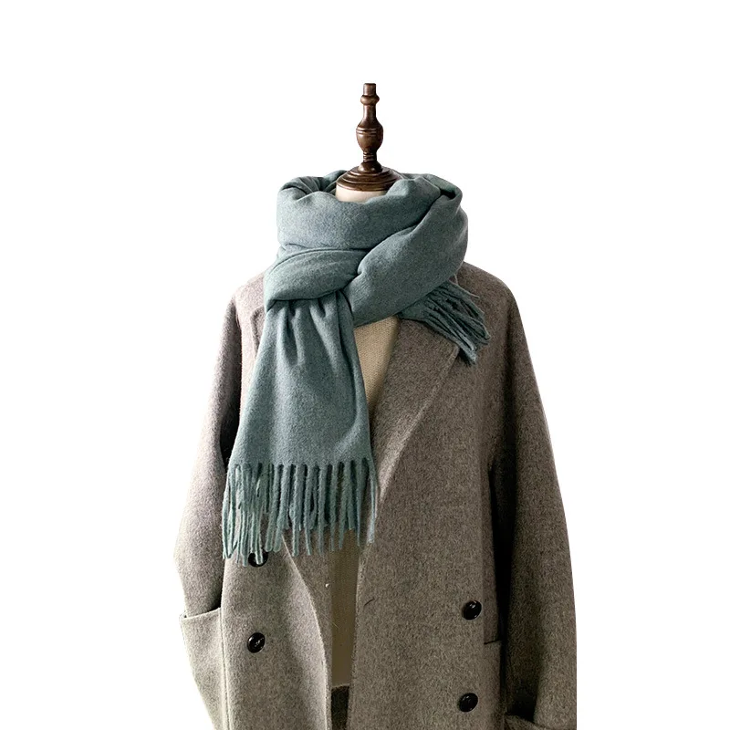 Winter 100% Pure Wool Scarf Women Thicken Shawls and Wraps Echarpe for Ladies Foulard Femme Winter Solid Cashmere Scarves Stoles
Winter 100% Pure Wool Scarf Women Thicken Shawls and Wraps Echarpe for Ladies Foulard Femme Winter Solid Cashmere Scarves Stoles
