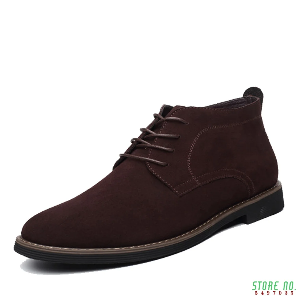 Plus Size 38-45 Men Boots Solid Casual Leather Autumn Winter Ankle Boots Brand Male Suede Leather Men Shoes
Plus Size 38-45 Men Boots Solid Casual Leather Autumn Winter Ankle Boots Brand Male Suede Leather Men Shoes