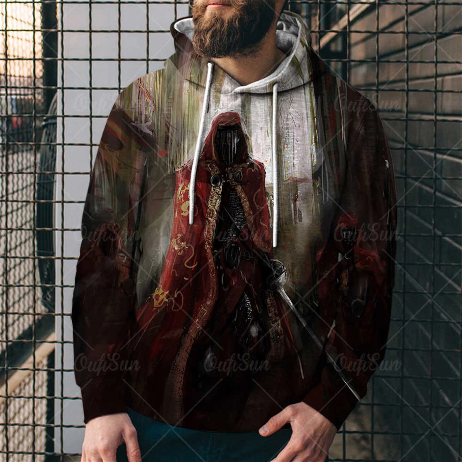 Crusader Knight Digital Printing Pocket Pullover Men Drawstring Adjustable Sports Hoodie Loose Quick-Dry Commuter Soft Sweater
Crusader Knight Digital Printing Pocket Pullover Men Drawstring Adjustable Sports Hoodie Loose Quick-Dry Commuter Soft Sweater