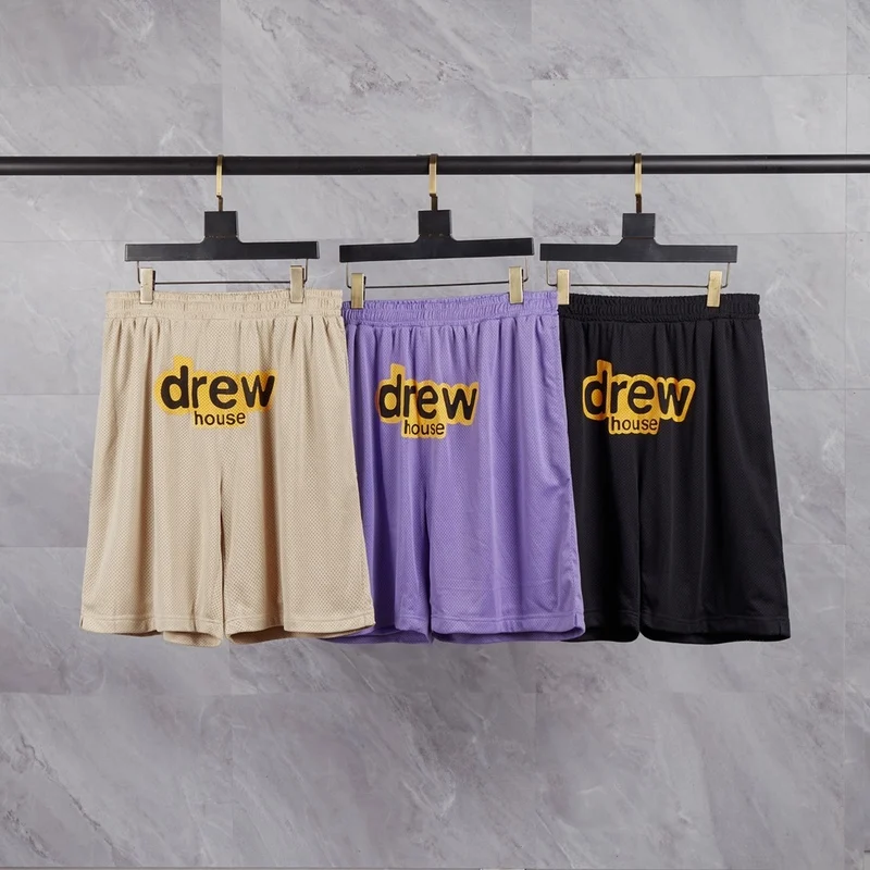 Top Quality Drew House Secret Shorts Men Women HipHop Streetwear Mesh Breathable Beach Shorts Men Women Mesh Summer Shorts
Top Quality Drew House Secret Shorts Men Women HipHop Streetwear Mesh Breathable Beach Shorts Men Women Mesh Summer Shorts