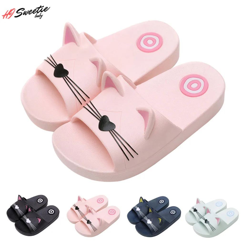 Slippers Baby Kids Girls Boys Home Slippers Cute Cartoon Cat Non-slip Floor Family Flip Flops Summer Beach Shoes
Slippers Baby Kids Girls Boys Home Slippers Cute Cartoon Cat Non-slip Floor Family Flip Flops Summer Beach Shoes