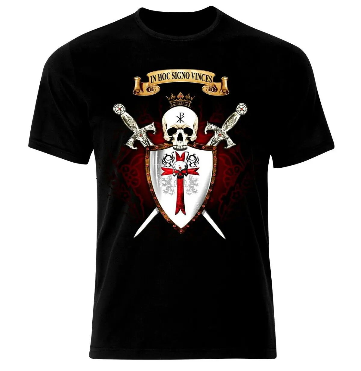 Knight Templar Christ Warrior Crusader Sword Shield Cross T-Shirt. Summer Cotton O-Neck Short Sleeve Mens T Shirt New S-3XL
Knight Templar Christ Warrior Crusader Sword Shield Cross T-Shirt. Summer Cotton O-Neck Short Sleeve Mens T Shirt New S-3XL