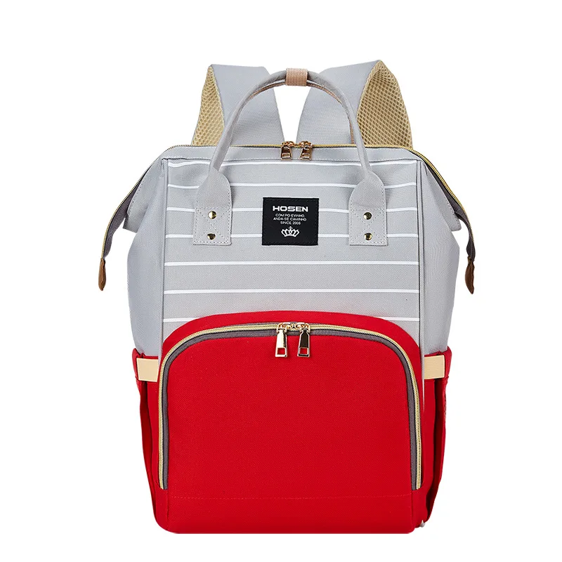 41*27*17CM Mommy Baby Bag Outdoor Travel Backpack Striped Large Capacity Diaper Bag Multifunction Brand Casual Pram Hanging Bags
41*27*17CM Mommy Baby Bag Outdoor Travel Backpack Striped Large Capacity Diaper Bag Multifunction Brand Casual Pram Hanging Bags