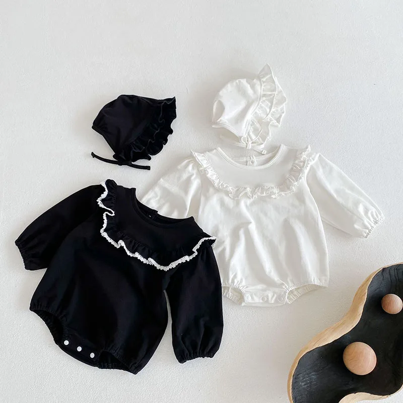 2021 Autumn Baby Clothing Newborn Clothes Ruffle Bodysuit And Hat 100 Days Baby Outfit
2021 Autumn Baby Clothing Newborn Clothes Ruffle Bodysuit And Hat 100 Days Baby Outfit