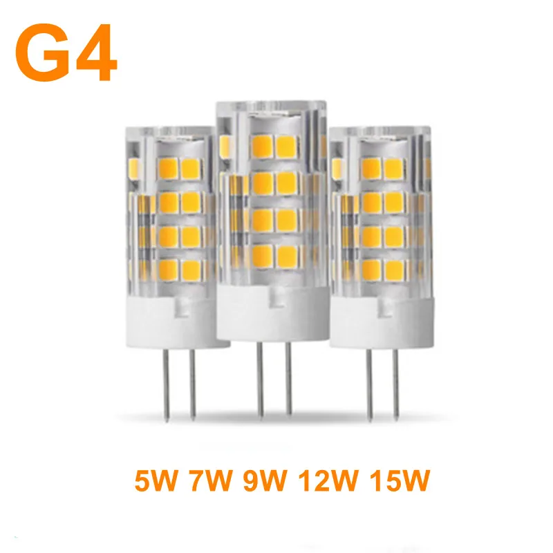 NEW 1-10PCS/G4 Lamp bulb 5W 7W 9W 12W 15W Mini AC 220V-240V No flicker 360 degree High Bright COB LED G4 Spotlight Chandelier
NEW 1-10PCS/G4 Lamp bulb 5W 7W 9W 12W 15W Mini AC 220V-240V No flicker 360 degree High Bright COB LED G4 Spotlight Chandelier