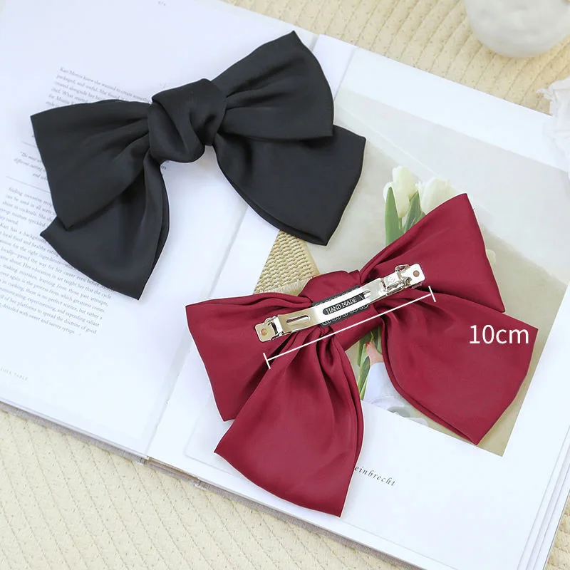 Fashion Ribbon Hairgrips Big Bow Hairpin For Women Girls Satin Trendy Ladies Hair Clip New Cute Barrette Hair Accessories
Fashion Ribbon Hairgrips Big Bow Hairpin For Women Girls Satin Trendy Ladies Hair Clip New Cute Barrette Hair Accessories